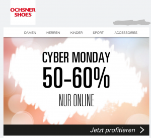 Ochsner Shoes Cyber Monday Deals