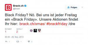 Brack zum Black Friday