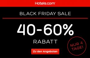 Black Friday hotels.com