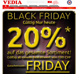 Black Friday Vedia