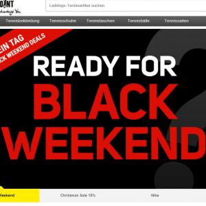 Black Friday bei Tennis-Point