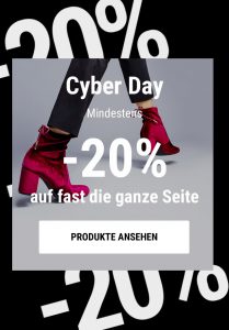 Cyber Days bei Sarenza