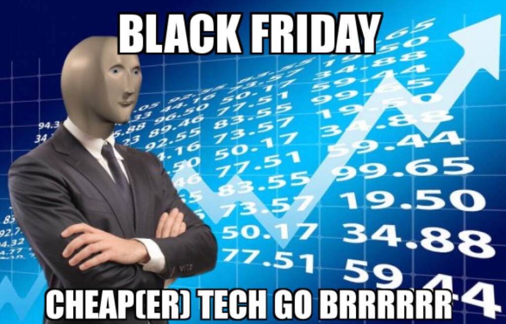 Black Friday Stonks Meme