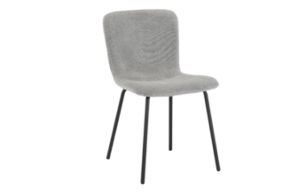 Chaise en tissu Safa Gris