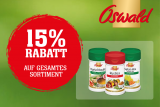 15% Rabatt auf das gesamte Sortiment