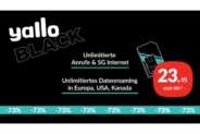 yallo BLACK mit 73% Rabatt zum Singles Day