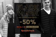 Black Week bei SportScheck – 50% extra auf unsere Top-Produkte