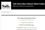 Salt Swiss Max bei Handy-Abovergleich (unlim. CH + 1 GB Roaming EU)