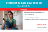 Yallo Home Cable S + TV à un prix promotionnel