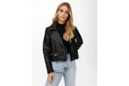 Veste en cuir courte pour femme Jdy