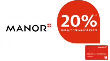 PRE BLACK FRIDAY bei Manor: 20% Rabatt