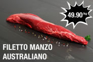 Filetto manzo australiano 49.90 CHF/kg a meat4you