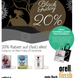 20% auf fast alles bei Orell Füssli